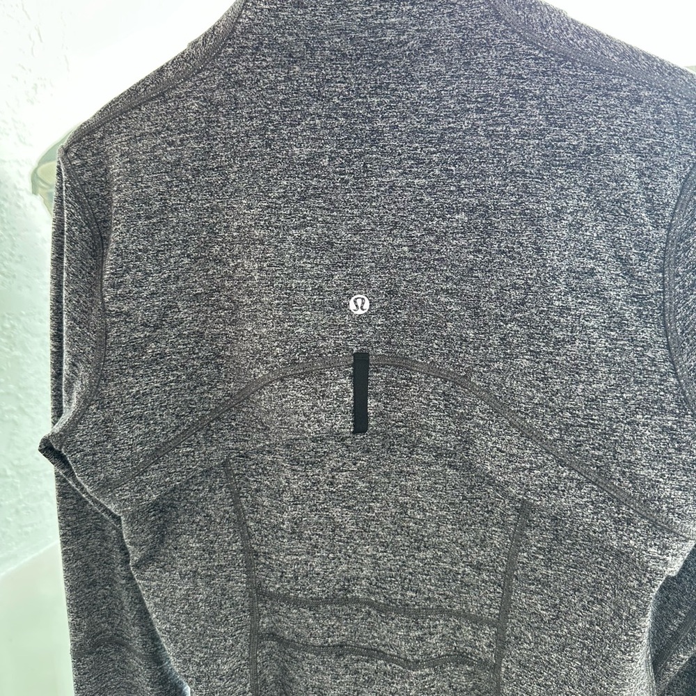 Lululemon Athletica Black and White Textured Jacket